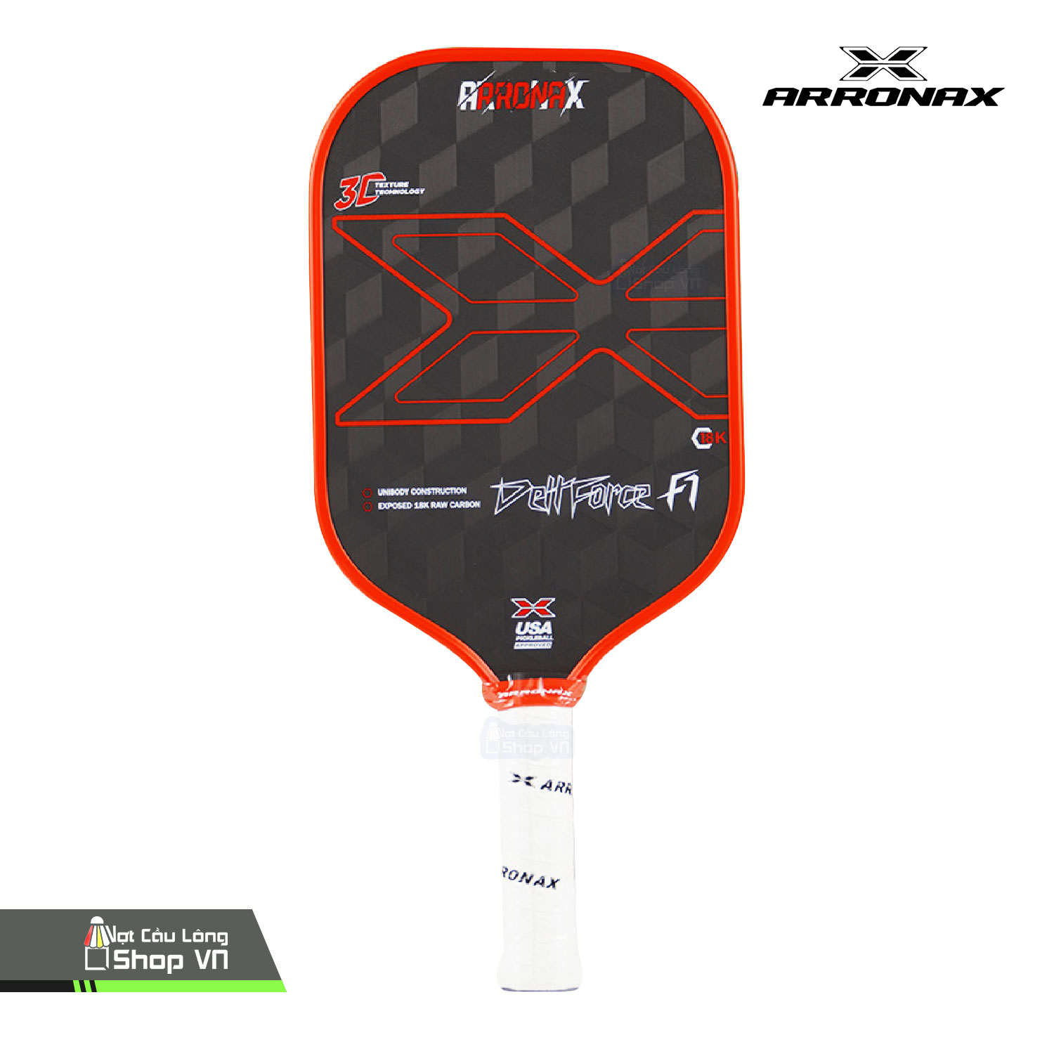 Vợt Pickleball Arronax Deltforce F1 (16mm)