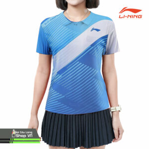 Áo Cầu Lông Lining 3689a Xanh