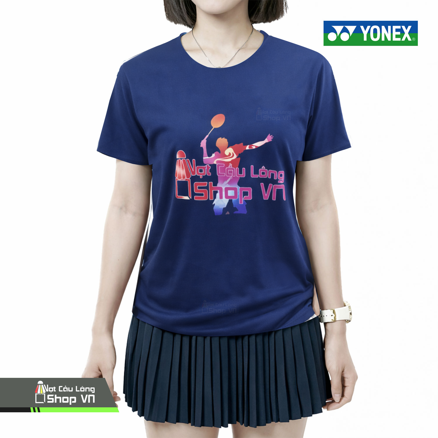 Áo Cầu Lông Vclshop Xanh Dương (nữ)