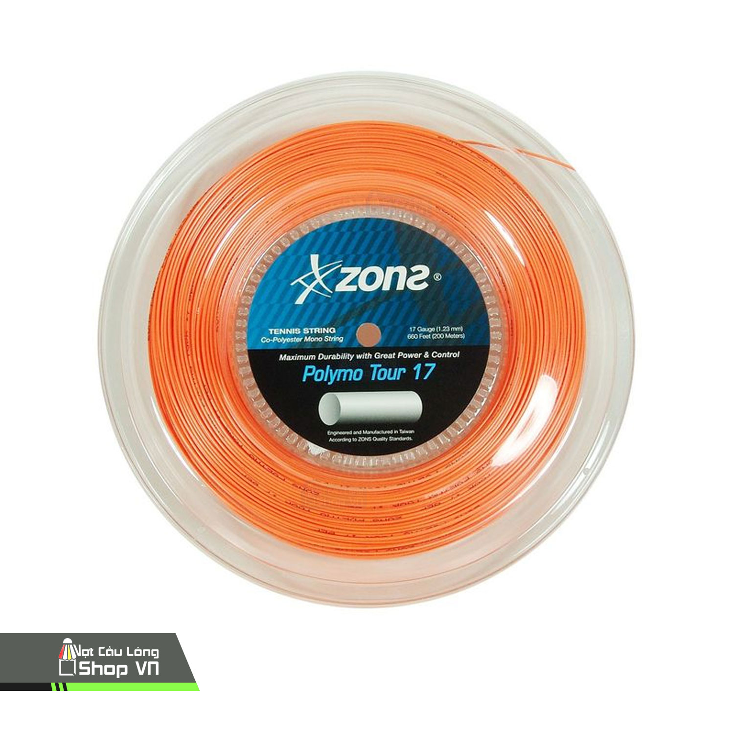 Dây Tennis Zons Polymo Tour 17