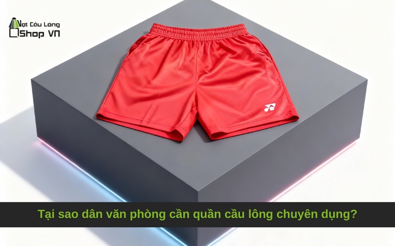 Tại sao dân văn phòng cần quần cầu lông chuyên dụng?