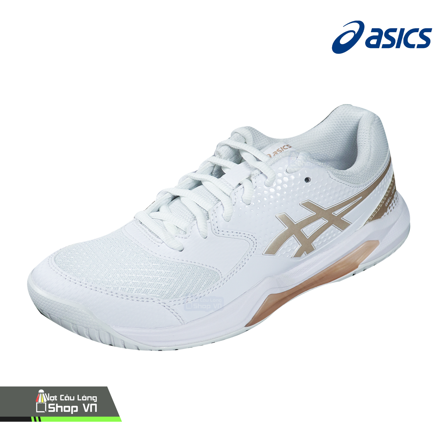 Giày Asics Gel Dedicate 8 Pickleball 1042a236-105 White/champagne