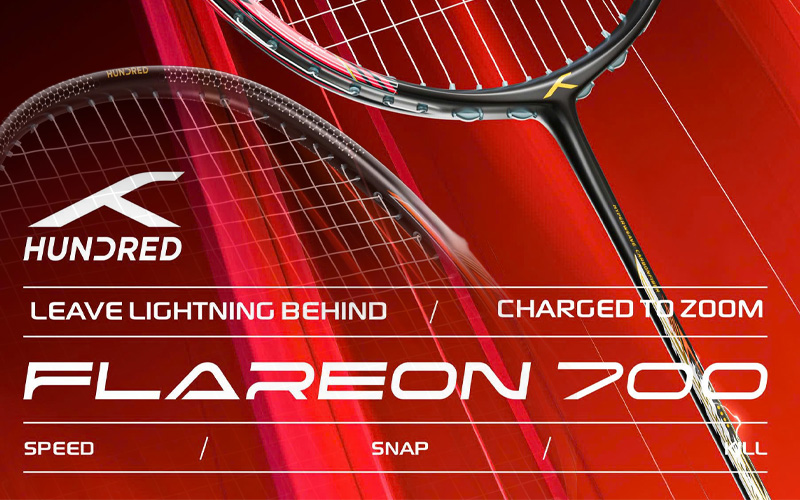 review vợt Hundred Flareon 700 chính hãng