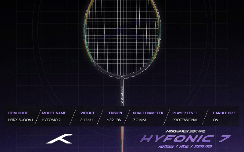 vợt Hundred Hyfonic 7 chính hãng