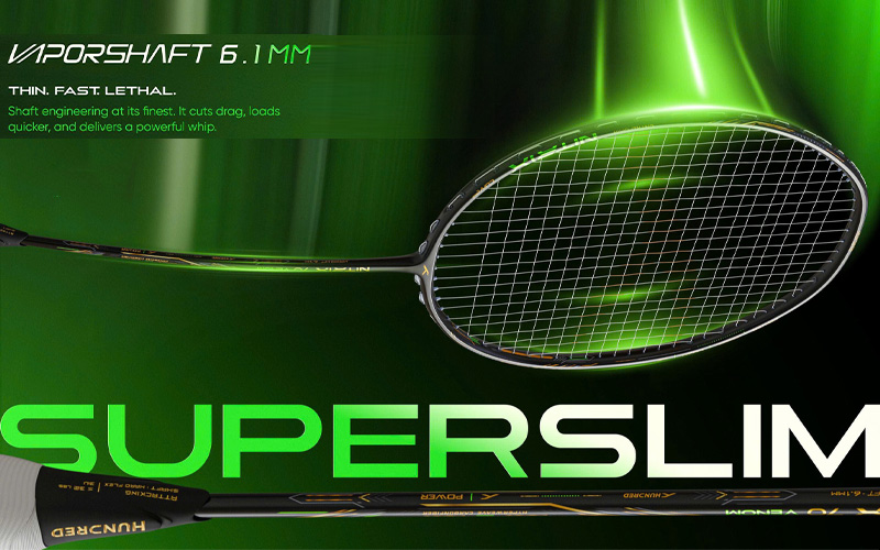 review vợt Hundred Nitrix 70 Venom chính hãng