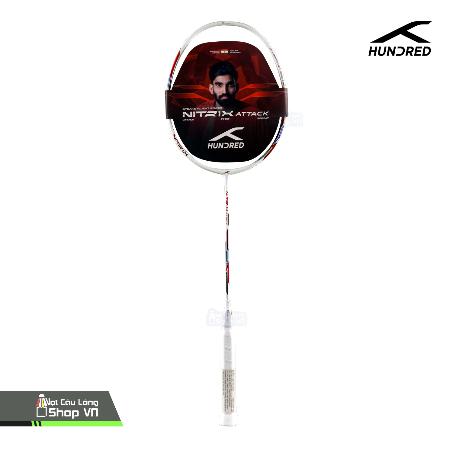 VỢT CẦU LÔNG HUNDRED NITRIX ATTACK CHÍNH HÃNG