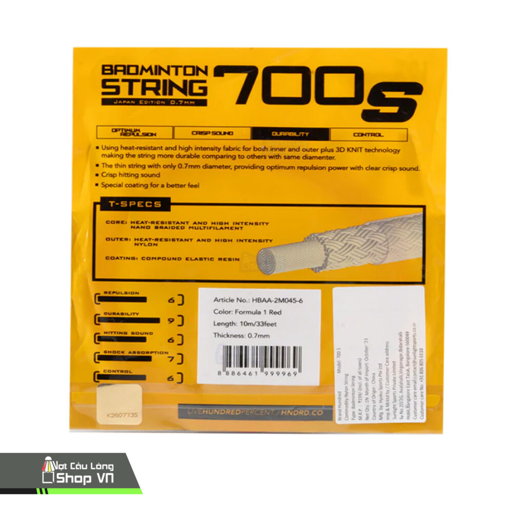 cước đan vợt Hundred 700S