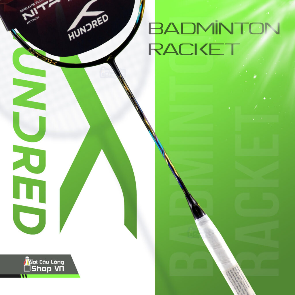 Vợt cầu lông Hundred NITRIX ATTACK chính hãng