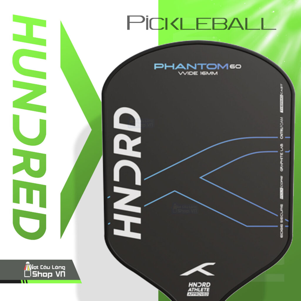 Vợt Pickleball Hundred Phantom 60 cao cấp