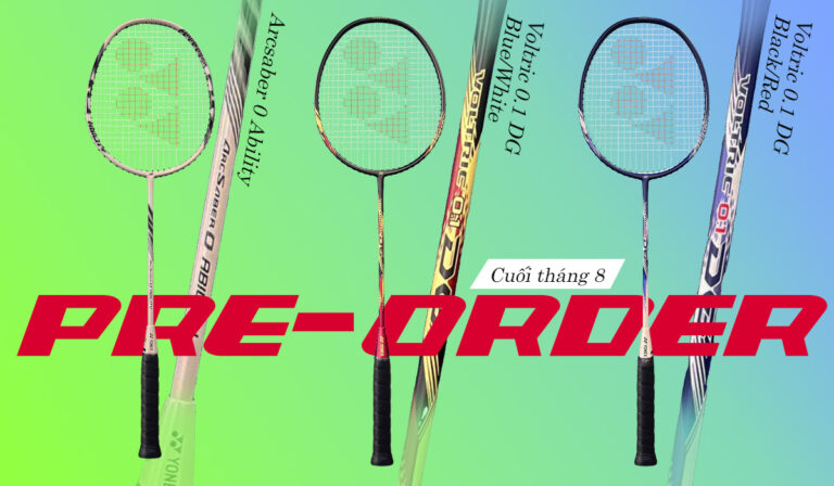 Yonex ra mắt Arcsaber 0 Ability và Voltric DG 0.1 màu mới